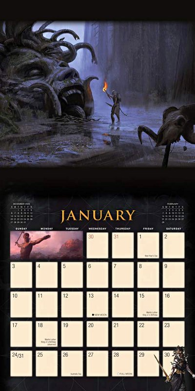 ASSASSIN'S CREED ODYSSEY 2021 CALENDAR