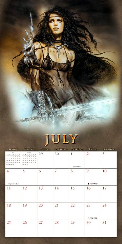 FANTASY ART OF ROYO - OFFICIAL 2021 CALENDAR