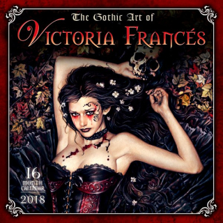 GOTHIC ART OF VICTORIA FRANCÉS - 2018 CALENDAR