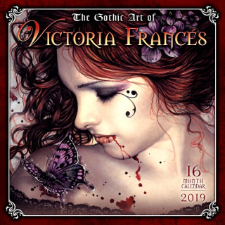 GOTHIC ART OF VICTORIA FRANCÉS - 2019 CALENDAR